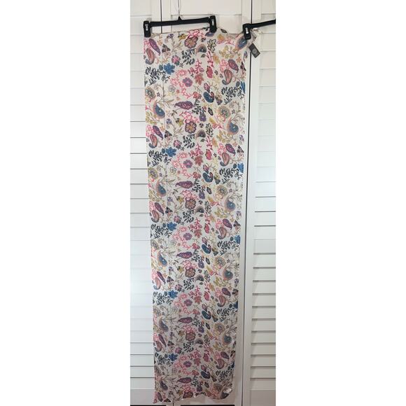 Vince Camuto Colorful Floral Oblong Scarf - Picture 5 of 5